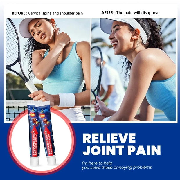 Crème Anti-Douleur Cou & Épaules – Soulagement Instantané !